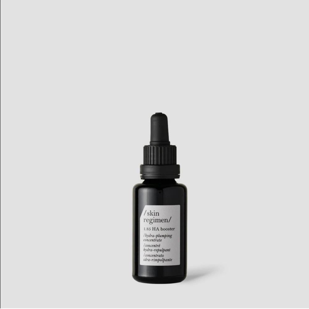 Black and White Skincare Serum with Dropper